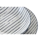 Spisestel Home ESPRIT Bl Porceln Striber Middelhavet 18 Dele #7