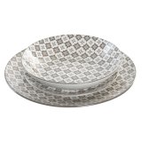 Spisestel Home ESPRIT Beige Porceln Moderne 18 Dele #4