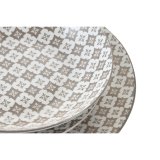 Spisestel Home ESPRIT Beige Porceln Moderne 18 Dele #7