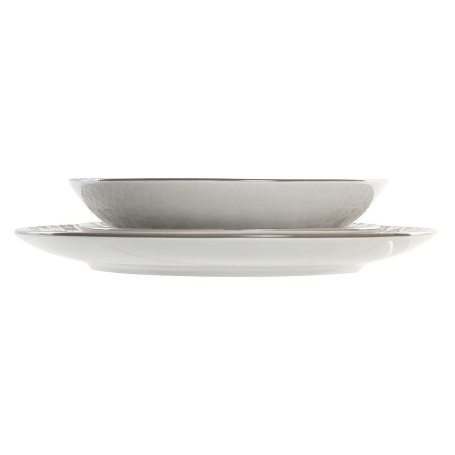 Spisestel Home ESPRIT Beige Porceln Moderne 18 Dele #10