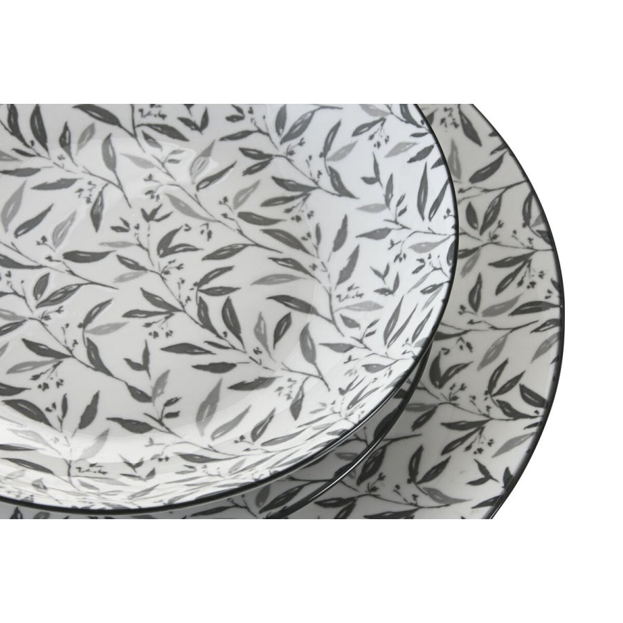 Spisestel Home ESPRIT Lysegr Porceln 18 Dele #7