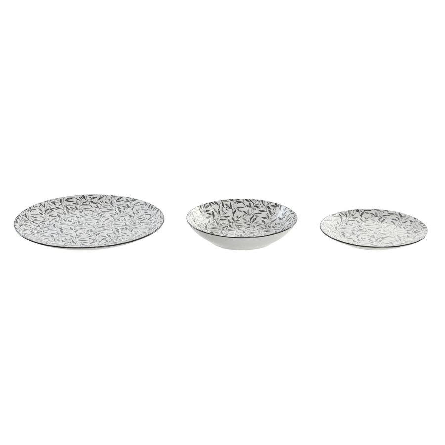 Spisestel Home ESPRIT Lysegr Porceln 18 Dele #13