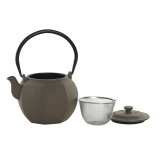 Tekande Home ESPRIT Sort Beige Rustfrit stl Jern 780 ml (2 enheder) #7