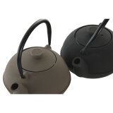 Tekande Home ESPRIT Sort Beige Rustfrit stl Jern 300 ml (2 enheder) #4