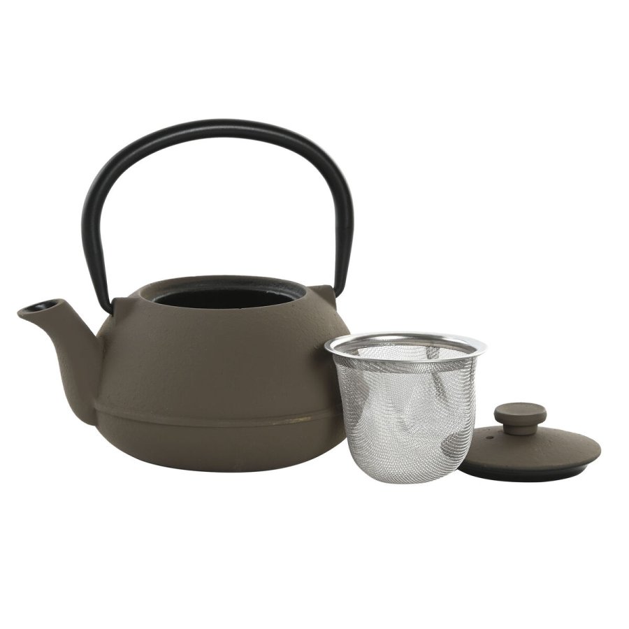 Tekande Home ESPRIT Sort Beige Rustfrit stl Jern 300 ml (2 enheder) #7