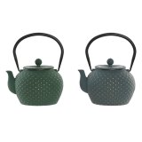 Tekande Home ESPRIT Bl Grn Rustfrit stl Jern 1 L (2 enheder) #1