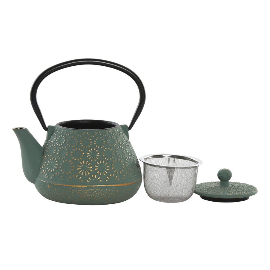 Tekande Home ESPRIT Grn Rustfrit stl Jern 600 ml #1