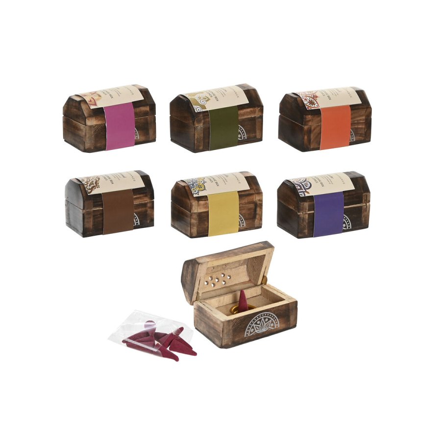 Holder Home ESPRIT Mangotr Mandala Indianer mand 9,5 x 5,5 x 6 cm Rgelse (6 enheder) (10 enheder) #1