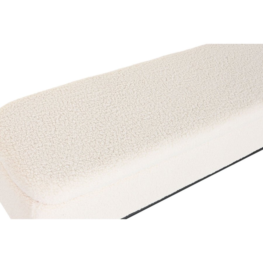 Stol Home ESPRIT Hvid Sort Polyester St�l 145 x 45 x 45 cm #3