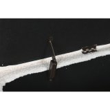 Stol Home ESPRIT Hvid Sort Polyester St�l 145 x 45 x 45 cm #5