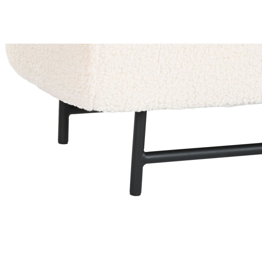 Stol Home ESPRIT Hvid Sort Polyester St�l 145 x 45 x 45 cm #6