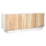 mbler Home ESPRIT Hvid Natur 140 x 40 x 55 cm #1