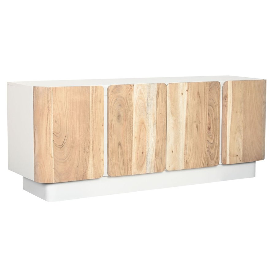 mbler Home ESPRIT Hvid Natur 140 x 40 x 55 cm #1