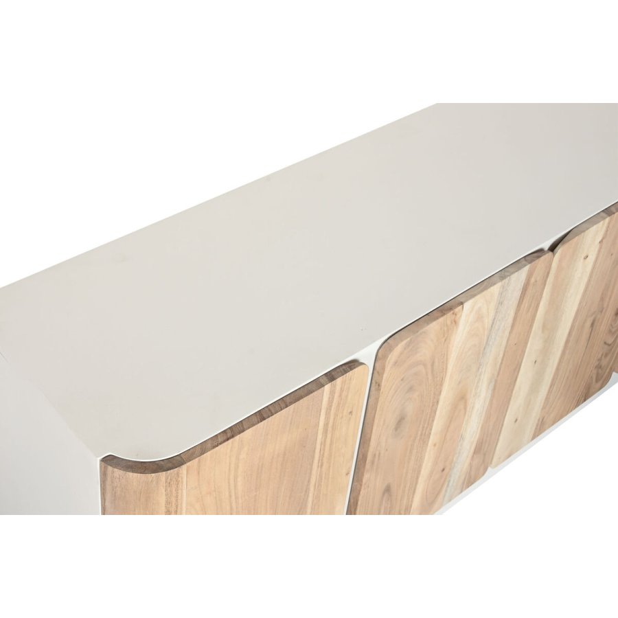 mbler Home ESPRIT Hvid Natur 140 x 40 x 55 cm #6