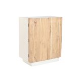 Flaskereol Home ESPRIT Hvid Natur 85 x 50 x 100 cm #1