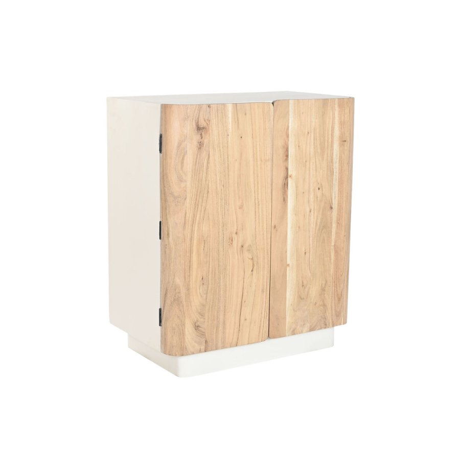 Flaskereol Home ESPRIT Hvid Natur 85 x 50 x 100 cm #1