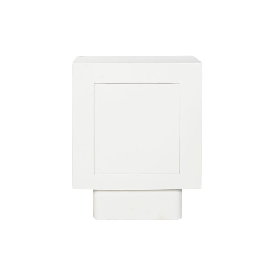 Natbord Home ESPRIT Hvid Natur 40 x 35 x 50 cm #5