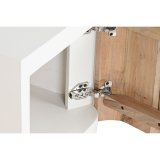 Natbord Home ESPRIT Hvid Natur 40 x 35 x 50 cm #13