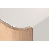 Natbord Home ESPRIT Hvid Natur 40 x 35 x 50 cm #25