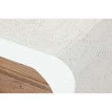 Natbord Home ESPRIT Hvid Natur 50 x 40,5 x 55,5 cm #3