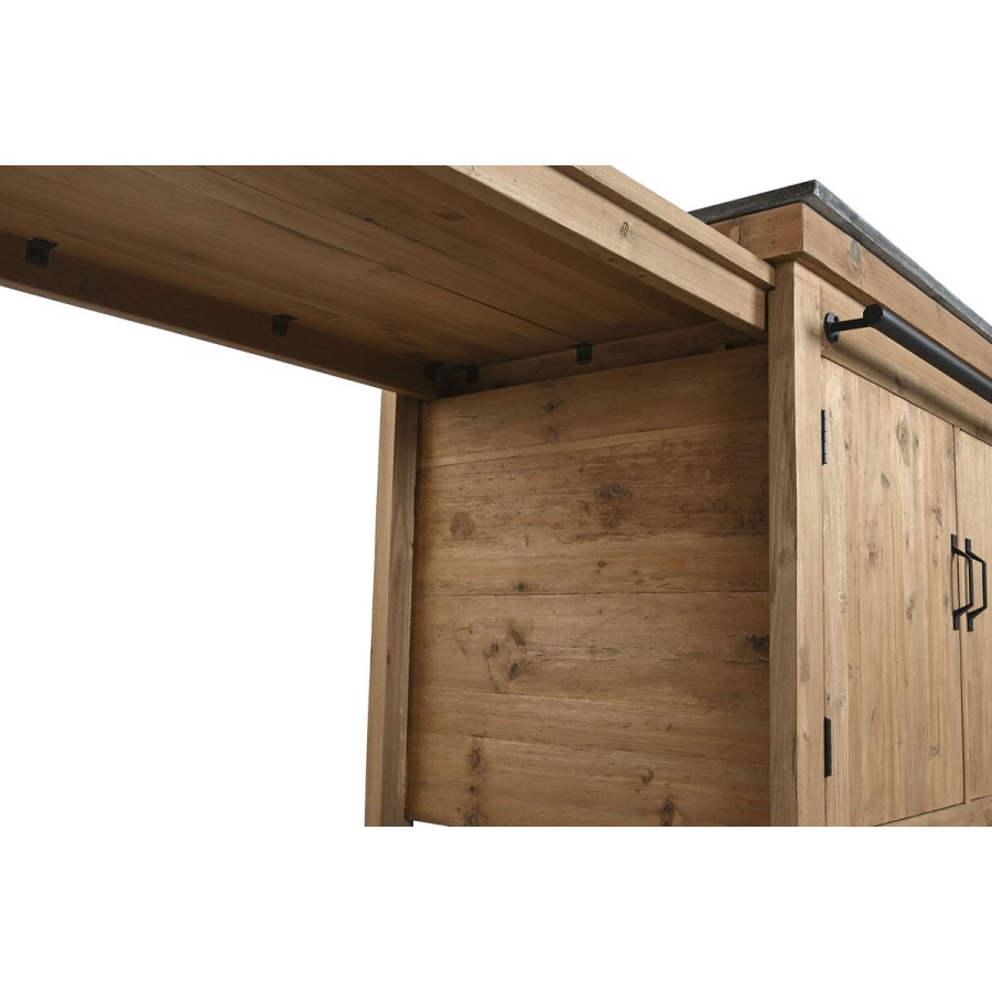 Kkken mbler Home ESPRIT Sort Natur 120 x 75 x 90 cm #2