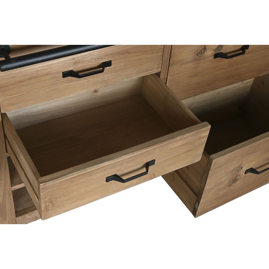 Kkken mbler Home ESPRIT Sort Natur 120 x 75 x 90 cm #7