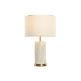 Bordlampe Home ESPRIT Hvid Beige Gylden 50 W 220 V #2
