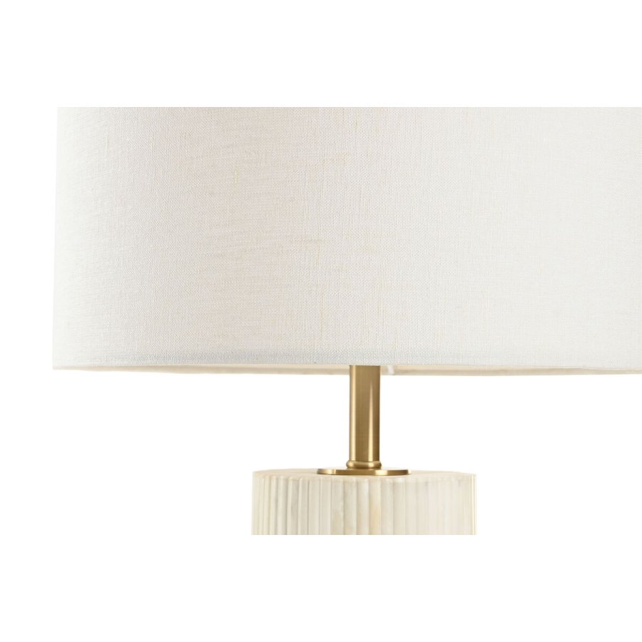 Bordlampe Home ESPRIT Hvid Beige Gylden 50 W 220 V #3
