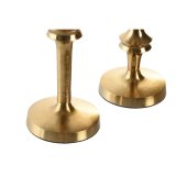 Kandelaber Home ESPRIT Gylden Aluminium Moderne 8 x 8 x 36 cm (2 enheder) #3