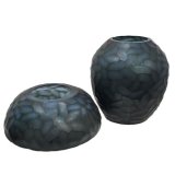 Vase Home ESPRIT Bl Krystal Moderne 33 x 33 x 14 cm #3