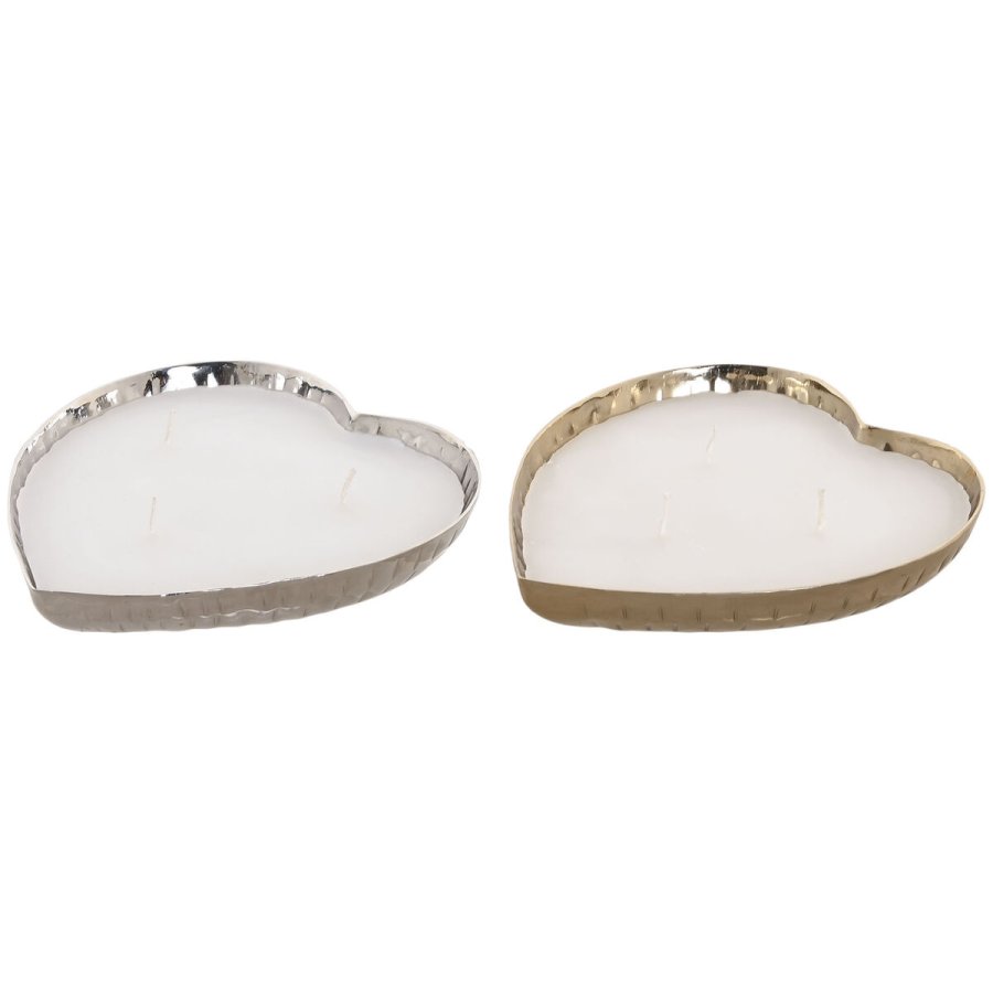 Duftlys Home ESPRIT Moderne Hjerte 320 g (2 enheder) #1