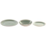 Spisestel Home ESPRIT Hvid Grn Stentj 18 Dele #4