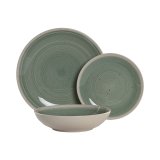 Spisestel Home ESPRIT Hvid Grn Stentj 18 Dele #10