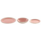 Spisestel Home ESPRIT Hvid Pink Stentj 18 Dele #4