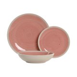 Spisestel Home ESPRIT Hvid Pink Stentj 18 Dele #10