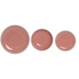 Spisestel Home ESPRIT Hvid Pink Stentj 18 Dele #13