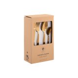Bestik Home ESPRIT Gylden Rustfrit stl 15 x 7 x 24 cm 16 Dele #10