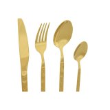 Bestik Home ESPRIT Gylden Rustfrit stl 15 x 7 x 24 cm 16 Dele #4