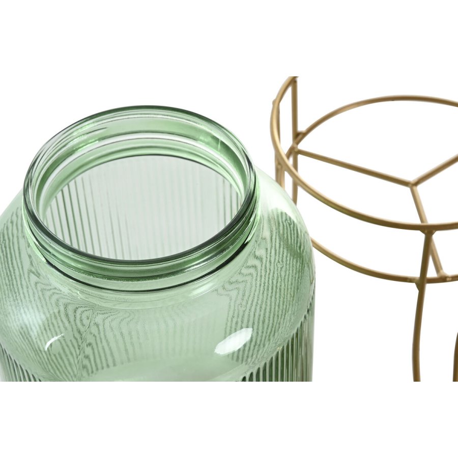 Vandbeholder Home ESPRIT Grn Gylden Metal Krystal 4 L 16 x 16 x 24,6 cm #7