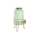 Vandbeholder Home ESPRIT Grn Gylden Metal Krystal 4 L 16 x 16 x 24,6 cm #1