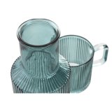 Vandflaske Home ESPRIT Bl Grn Krystal 1 L (2 enheder) #3