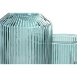 Vandflaske Home ESPRIT Bl Grn Krystal 1 L (2 enheder) #4