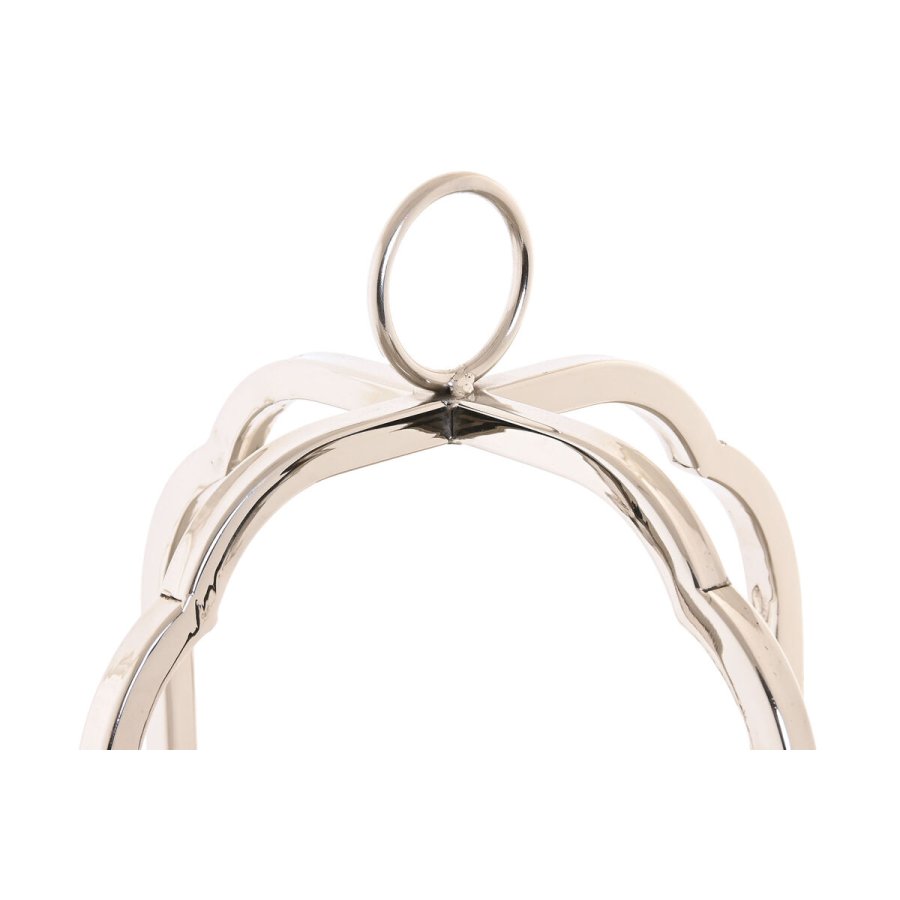 Lyseholder Home ESPRIT Slvfarvet Krystal Stl 21 x 21 x 49 cm #2