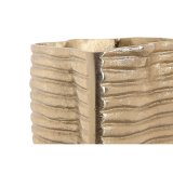 Vase Home ESPRIT Gylden Aluminium Abstrakt Moderne 17 x 15 x 33 cm #3