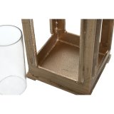 Laantarn Home ESPRIT Gylden Aluminium Krystal Vintage 17 x 17 x 78 cm #2