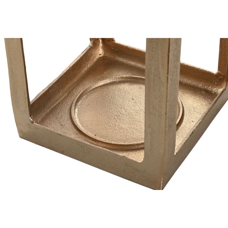 Laantarn Home ESPRIT Gylden Aluminium Krystal Moderne 20 x 20 x 74 cm #3