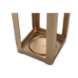 Laantarn Home ESPRIT Gylden Aluminium Krystal Moderne 15 x 15 x 59 cm #3