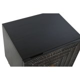 Natbord Home ESPRIT Sort Gylden 50 x 40 x 50 cm #13