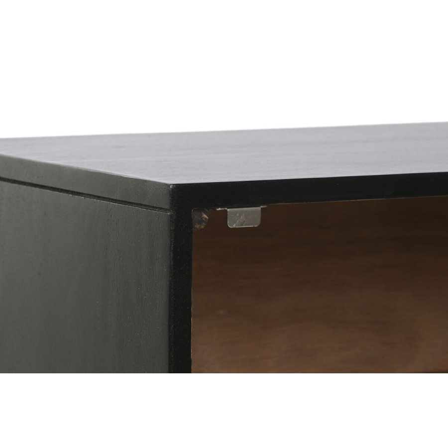 Natbord Home ESPRIT Sort Gylden 50 x 40 x 50 cm #25