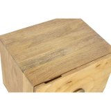 Natbord Home ESPRIT Gylden Natur 50 x 40 x 50 cm #13